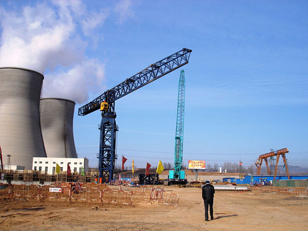 Thermal power tower crane