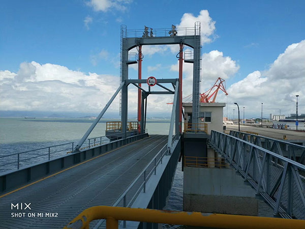 Chedu Wharf Hydraulic Steel Suspension Bridge